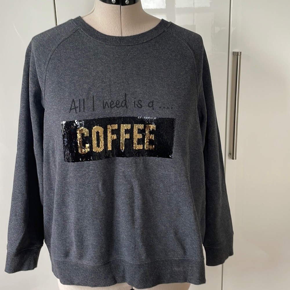 Marc New York Performance Sweatshirt with Long Sleeve in Gray Size-2X